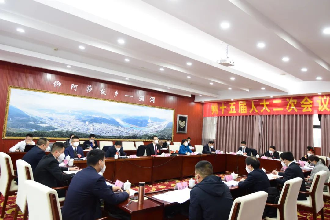 罗强参加剑河代表团讨论