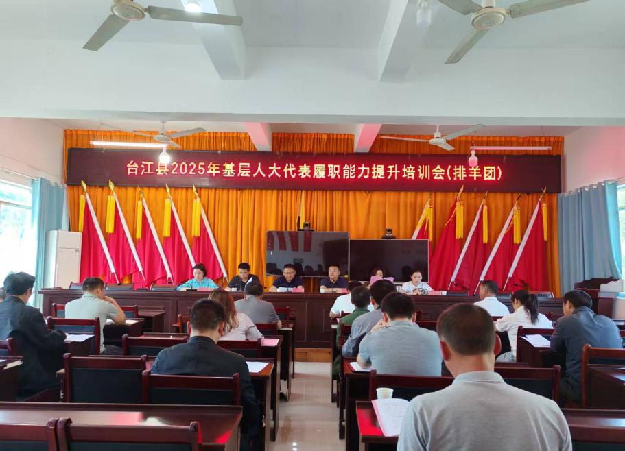 台江：聚焦能力提升 强化使命担当